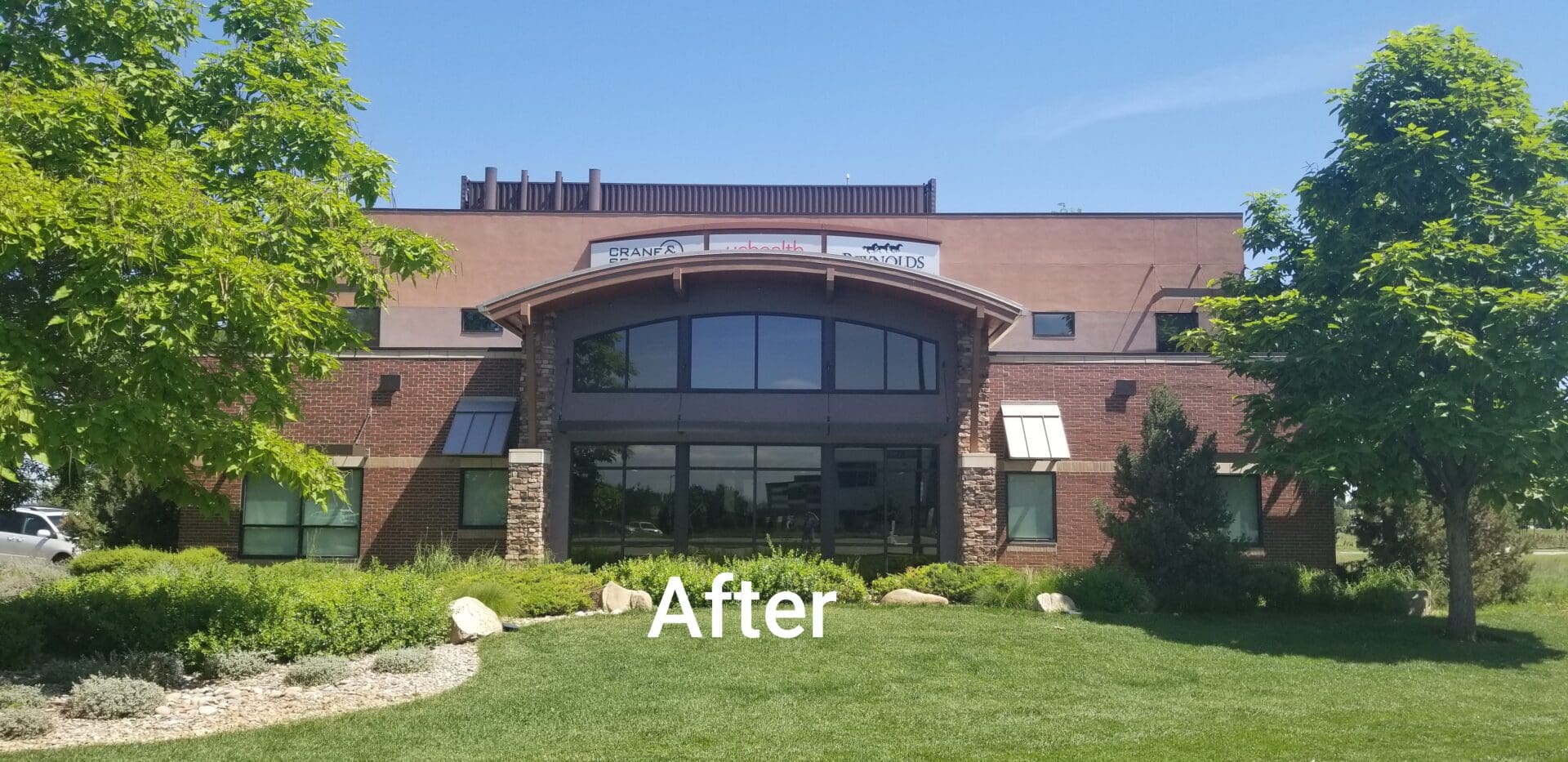 After photo of a remodeled building.